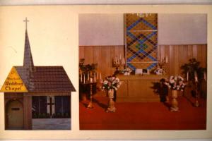 Unused pre-1970 OVERLAND WEDDING CHAPEL in Reno Nevada NV Postcard y2505