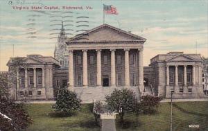Virginia Richmond Virginia State Capitol 1912