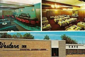 CL-062 SD Chamberlain Western Inn Restaurant Lounge Chrome Postcard Multiview