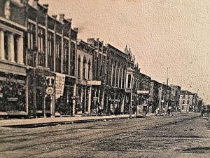 Postcard Early View of Main Street, Looking West, Streator, IL   Y4