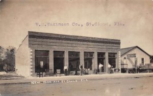 St Cloud Florida WB Makinson Co Store New York Ave Real Photo Postcard AA69418