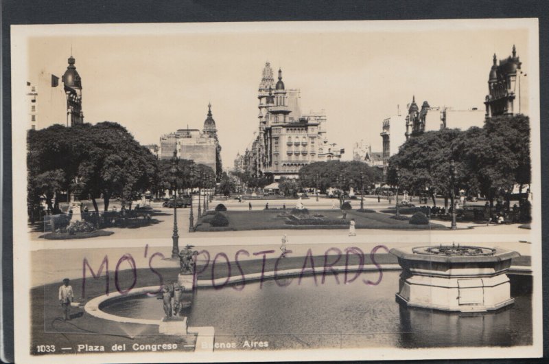 Argentina Postcard - Buenos Aires - Plaza Del Congreso     RS13753