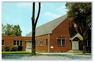 c1950's Moore Street Church of Christ Tullahoma Tennessee TN Postcard
