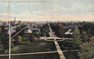 TORONTO, Ontario, Canada, 1900-1910s; View From Parliament Buildings