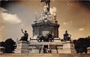 D76/ Mexico City Real Photo RPPC Postcard 1939 Monumento Ala Indepedencia