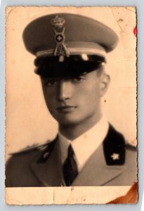 RPPC   WW2  Italian  Infantry Soldier   Postcard