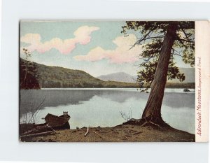 Postcard Ampersand Pond Adirondack Mountains New York USA