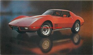 Advertising Postcard, Chevrolet 1977 Corvette