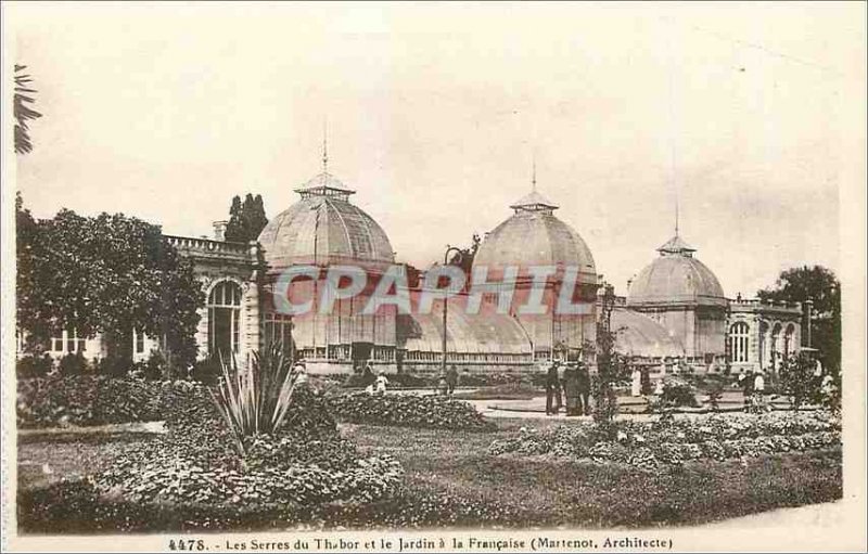 Postcard Old Greenhouses and Garden Tabor is the French