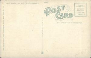 Ore Steamer Boat Leaving Duluth Superior - Lighthouses c1910 Postcard