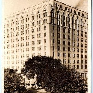 c1920s Rochester, MN RPPC Kahler Hotel Real Photo Ford Model A Car Postcard A161