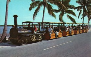 Vintage Postcard Passenger Conch Tour Train Historic Island Key West Florida FL