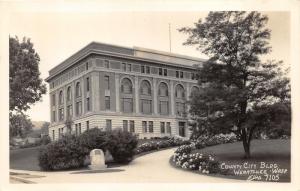 Wenawatchee Washington~County City Building-Court House~Monument~1950s RPPC