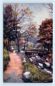 Tuck Oilette~ Hebers Ghyll Ilkley Bradford Yorkshire England Postcard