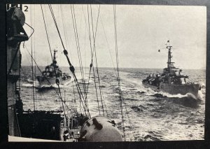 Mint Israel Real Picture Postcard RPPC 6 Days War 1967 Battle Ships