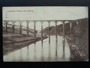 Scotland Boarder MELROSE Leaderfoot / Drygrange Viaduct c1906 Postcard by G.W.W.