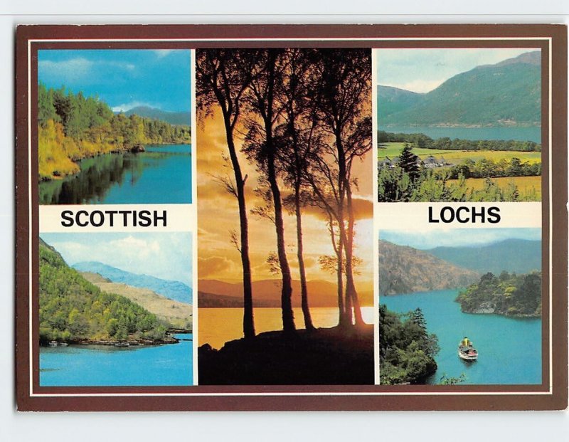 Postcard Beautiful Scottish Lochs Scotland