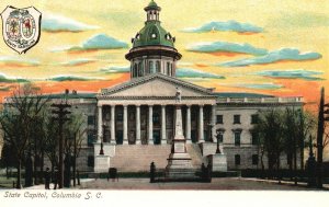 Vintage Postcard State Capitol South Carolina State House Columbia S Carolina