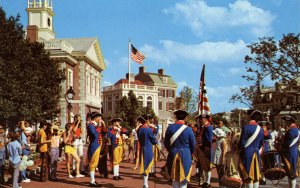 FL - Orlando. Walt Disney World. Liberty Square Fife & Drum Corps