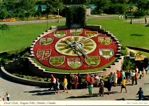 Canada Ontario NIagara Falls The Floral Clock 1987