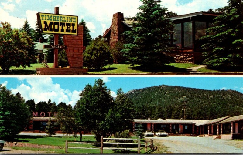 Colorado Rocky Mountains Estes Park Timberline Motel 1969