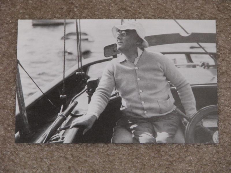 FDR aboard Amberjack II, June 1933, unused modern card