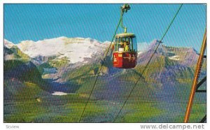 Lake Louis Whitehorn Sedan Lift, Victoria Glacier, Alberta, Canada, PU-1966