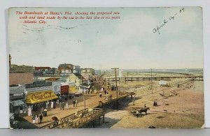 Atlantic City NJ At Heinz Pier Showing Proposed New Walk c1909 Postcard K6