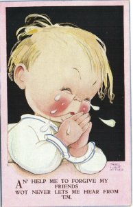 PC CPA MABEL LUCIE ATTWELL ARTIST SIGNED AN' HELP ME Vintage Postcard (b26110)