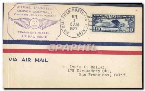 Letter USA Chicago San Francisco January 7, 1927