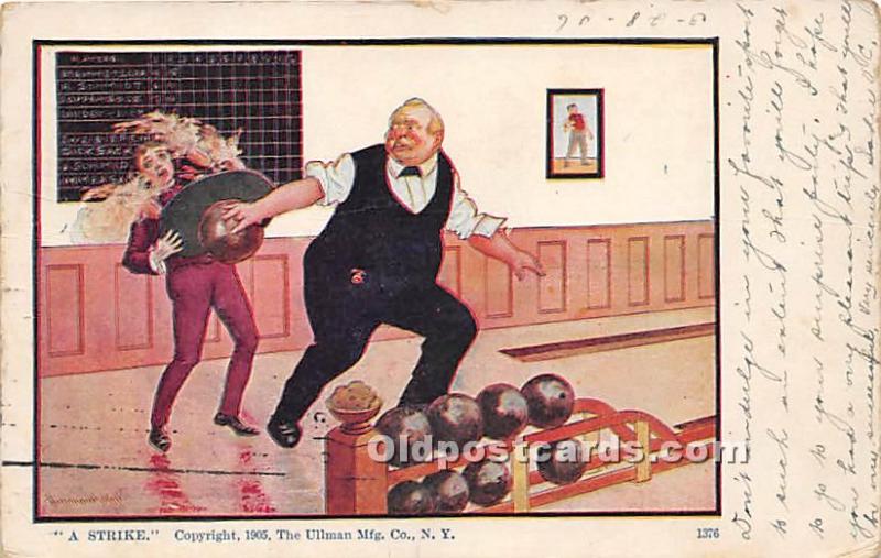 A Strike Bowling 1906 