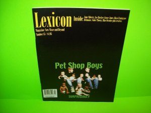 Lexicon Magazine #15 Pet Shop Boys Grace Jones SynthPop New Wave Post-Punk Music