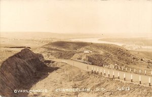 Overlooking Chamberlain real photo Chamberlain SD 