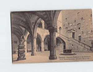 Postcard Palazzo Pretorio o del Podestà ora R. Museo Nazionale, Florence, Italy