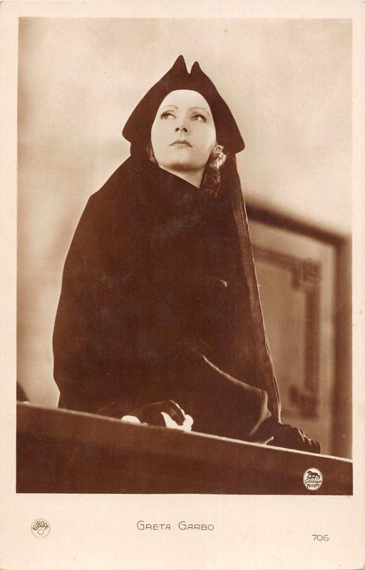 B23217 Actors Greta Garbo nice Costume   actor movie star