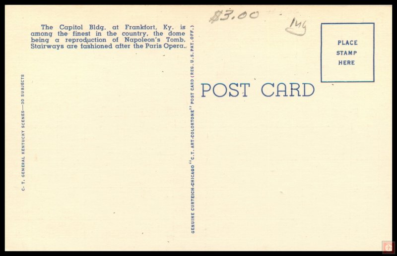 State Capitol, Frankfort, Ky