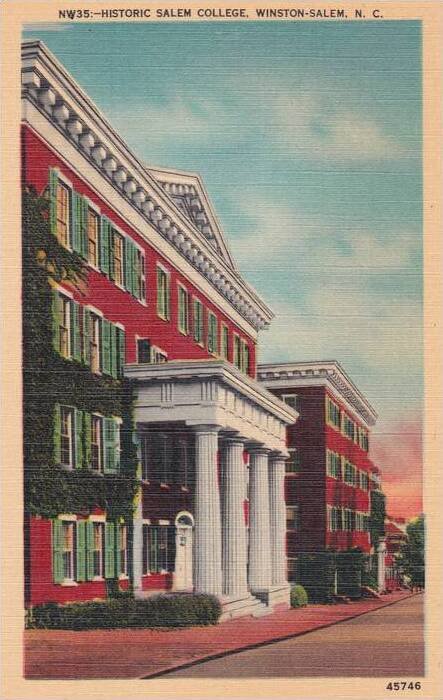 North Carolina Winston Salem Historic Salem College