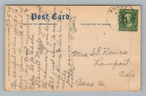 1909 Maybe Poem Question Mark Vintage Postcard 