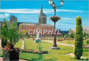 Modern Postcard Lisieux (Calvados), the Palace of Justice and Arrows of the C...