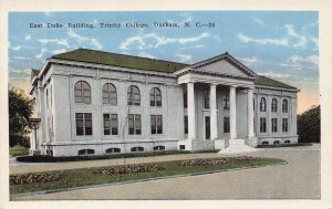 East Duke Building Trinity College Durham North Carolina 1920s postcard