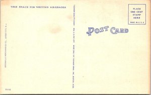 Jersey City, NJ New Jersey  ST AEDAN'S CHURCH  ca1940's Linen Religion Postcard