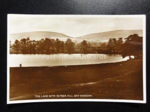 Hampshire: South Downs THE LAKE WITH BUSTER HILL & WARDOWN - Old RP Postcard