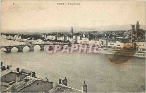 Old Postcard Macon General view