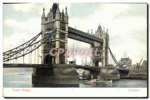 Old Postcard London Tower Bridge