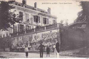 MONTREUIL SUR MER, Pas De Calais, France, 1900-1910s; Parvis Saint-Firmin