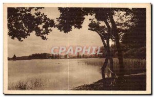 Postcard Abbey of the Grande Trappe Etang de Chaumont