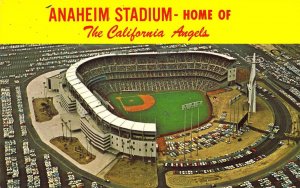 Anaheim Baseball Stadium, Home of the California Angels, Old  Postcard