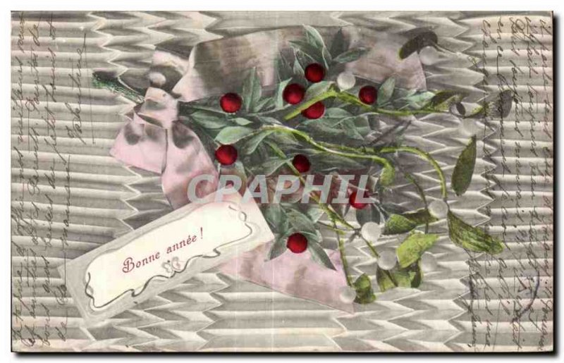 Festivals - Wishes - Happy New Year - Holly - holly - Old Postcard
