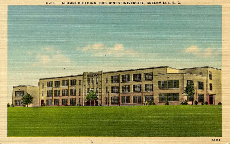 SC - Greenville. Bob Jones University Alumni Building