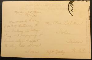 Picture Postcard Used Panorma de Monterrey Mexico LB